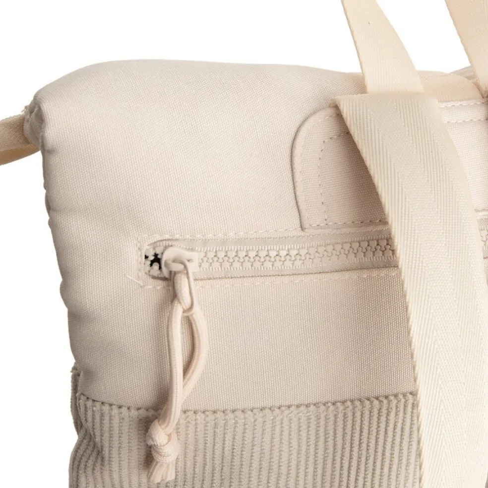 New Rebels Ribbi Los Angeles Rolltop Rucksack Mini Beige – 13 l