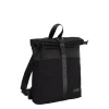 New Rebels Ribbi Los Angeles Rolltop Rucksack Mini Schwarz – 13 l