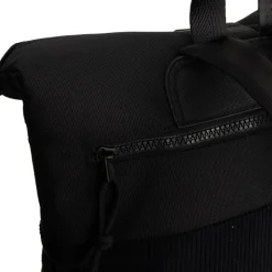 New Rebels Ribbi Los Angeles Rolltop Rucksack Mini Schwarz – 13 l