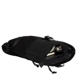 New Rebels Ribbi Los Angeles Rolltop Rucksack Mini Schwarz – 13 l