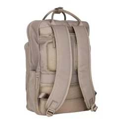 New Rebels Ribbi Milwaukee – Laptoptasche Schultasche Arbeitstasche 15,6 Zoll Laptopfach Rucksack Rib Fabric 18L Taupe