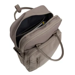 New Rebels Ribbi Milwaukee – Laptoptasche Schultasche Arbeitstasche 15,6 Zoll Laptopfach Rucksack Rib Fabric 18L Taupe