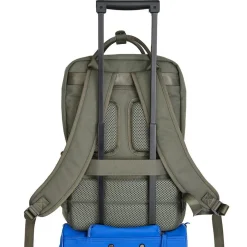 New Rebels Ribbi Milwaukee – Laptoptasche Schultasche Arbeitstasche 15,6 Zoll Laptopfach Rucksack Rib Fabric 18L Sage Green