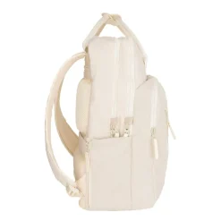 New Rebels Ribbi Milwaukee – Laptoptas Schooltas Werktas 15.6 inch Laptopvak Rugzak Rib Fabric 18L Beige