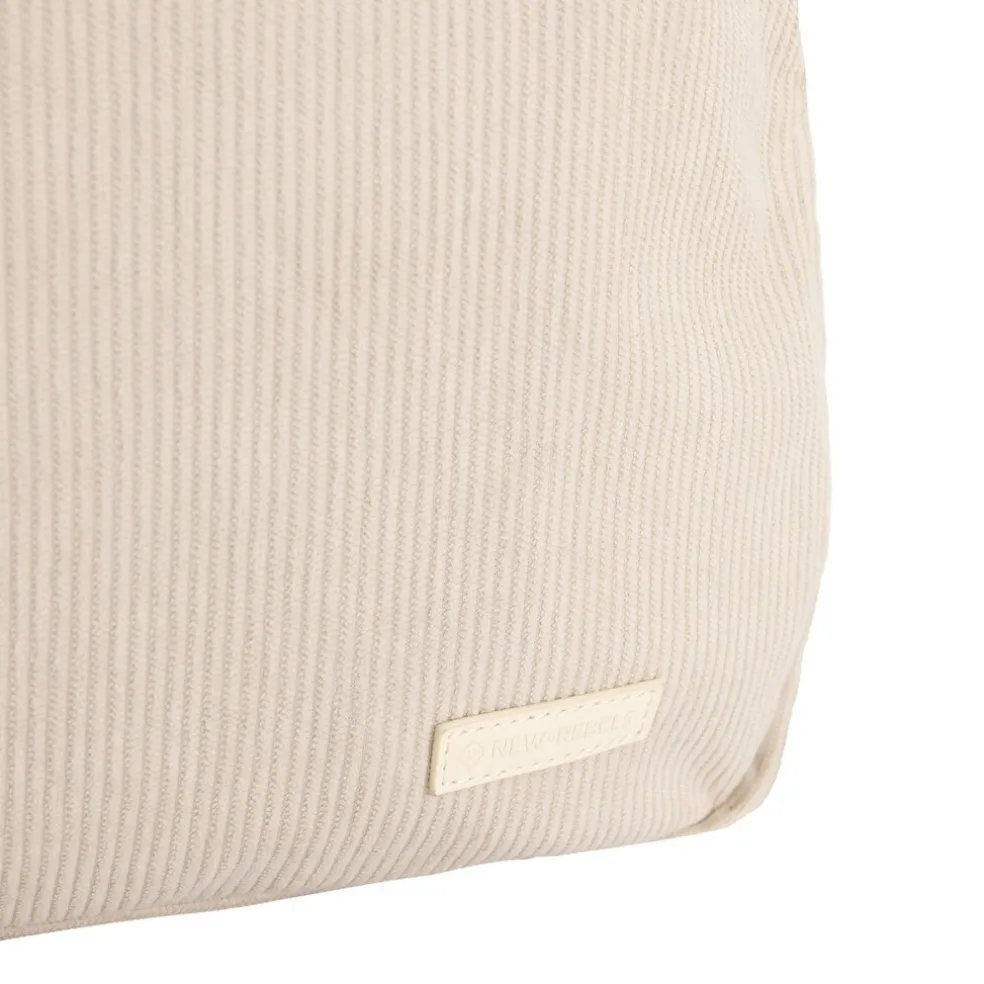 New Rebels Ribbi Milwaukee – Laptoptas Schooltas Werktas 15.6 inch Laptopvak Rugzak Rib Fabric 18L Beige
