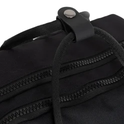 New Rebels Ribbi Milwaukee – Laptoptasche Schulrucksack Arbeitstasche 15,6 Zoll Laptopfach Rippstoff 18L Schwarz