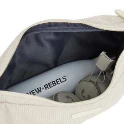 New Rebels Ribbi Rose Umhängetasche 6,1 l Rippstoff Polyester – Bequeme Crossbody-Tasche für den Alltag – Beige
