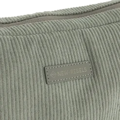 New Rebels Ribbi Rose Umhängetasche 6,1 l Rippstoff Polyester – Bequeme Crossbody-Tasche für den Alltag – Salbeigrün