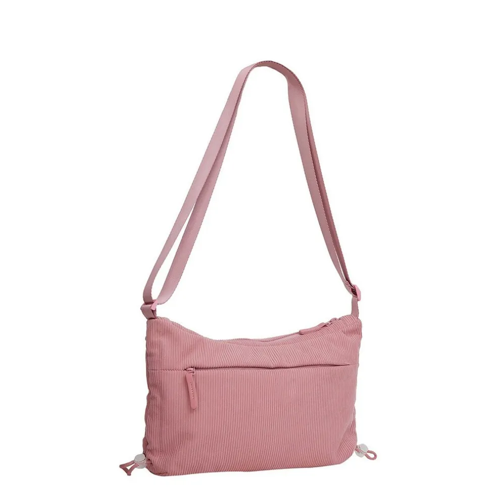 New Rebels Ribbi Rose Umhängetasche 6,1 l Rippstoff Polyester – Bequeme Crossbody-Tasche für den Alltag – Altrosa
