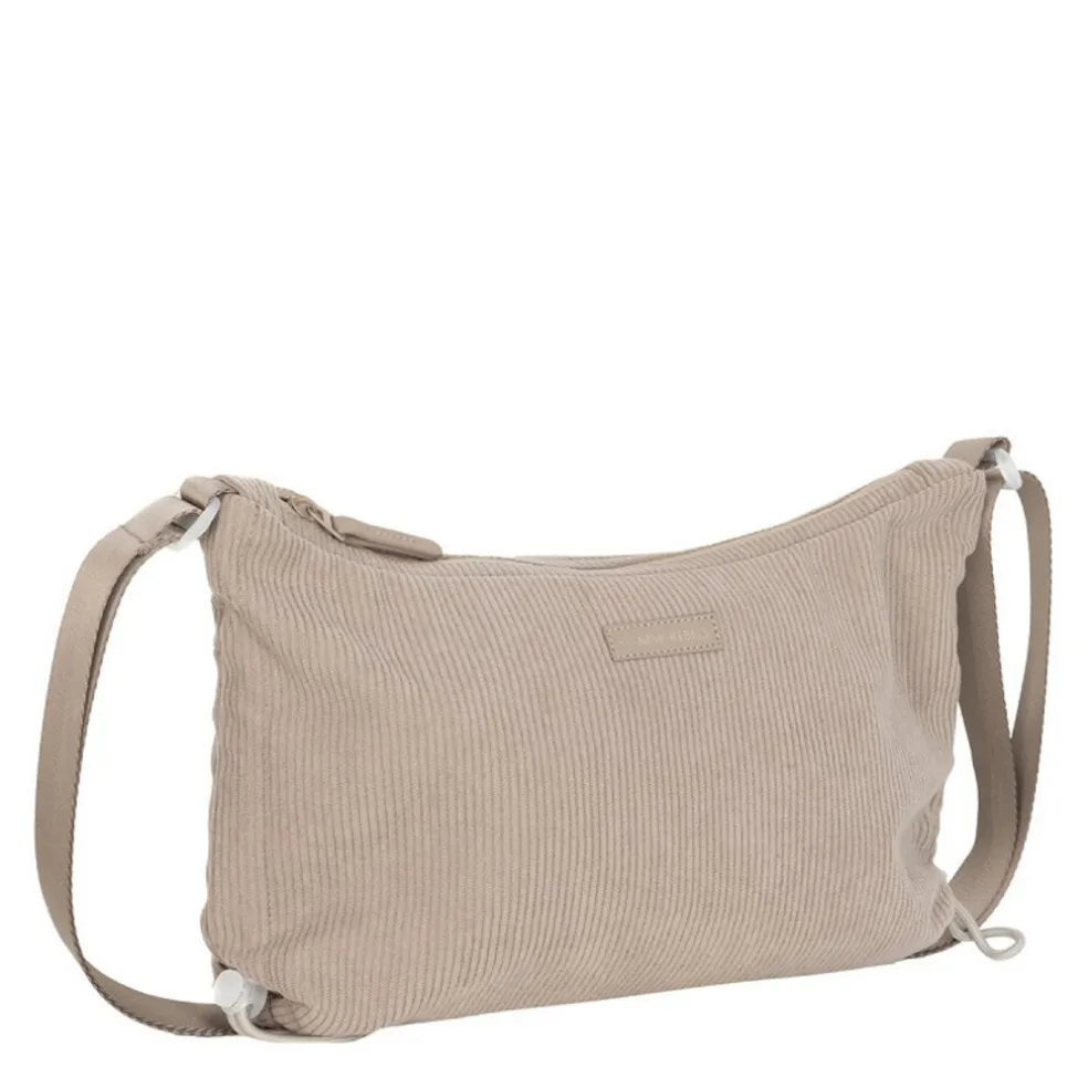 New Rebels Ribbi Rose Umhängetasche 6,1 l Rippstoff Polyester – Bequeme Crossbody-Tasche für den Alltag – Taupe