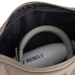 New Rebels Ribbi Rose Umhängetasche 6,1 l Rippstoff Polyester – Bequeme Crossbody-Tasche für den Alltag – Taupe