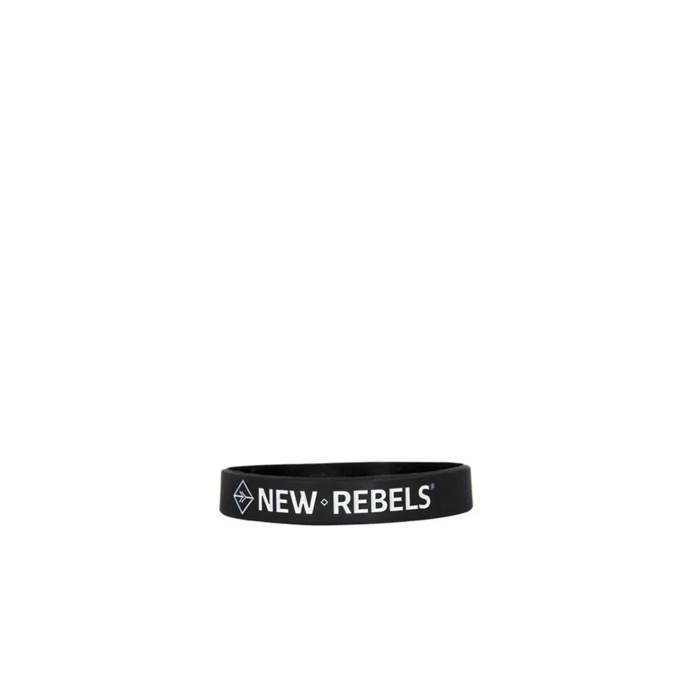 New Rebels Silikon-Armband Mann Schwarz