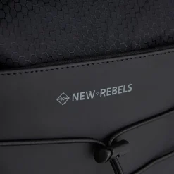New Rebels Trondheim Windsor Rolltop Rucksack Schwarz