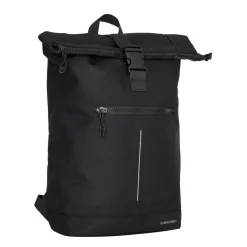 New Rebels Valor New York Schwarz 21L Rucksack Rolltop Wasserabweisend Laptop 15,6“