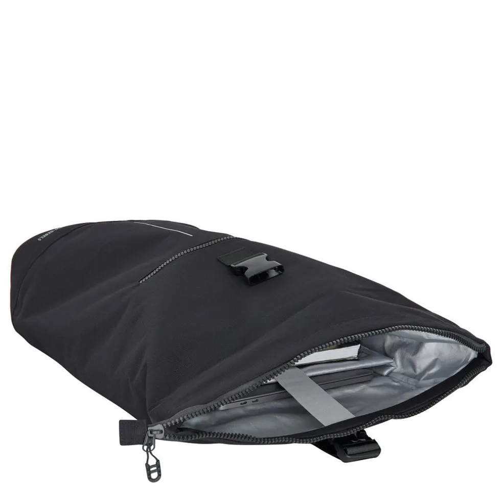New Rebels Valor New York Schwarz 21L Rucksack Rolltop Wasserabweisend Laptop 15,6“