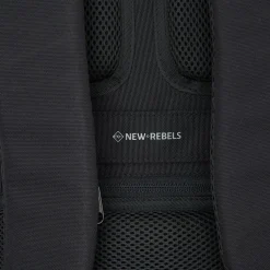 New Rebels Valor New York Schwarz 21L Rucksack Rolltop Wasserabweisend Laptop 15,6“