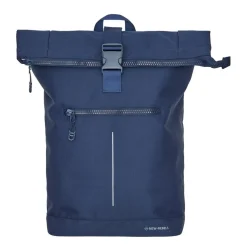 New Rebels Valor New York Marine blau 21L Rucksack Rolltop Wasserabweisend Laptop 15,6“