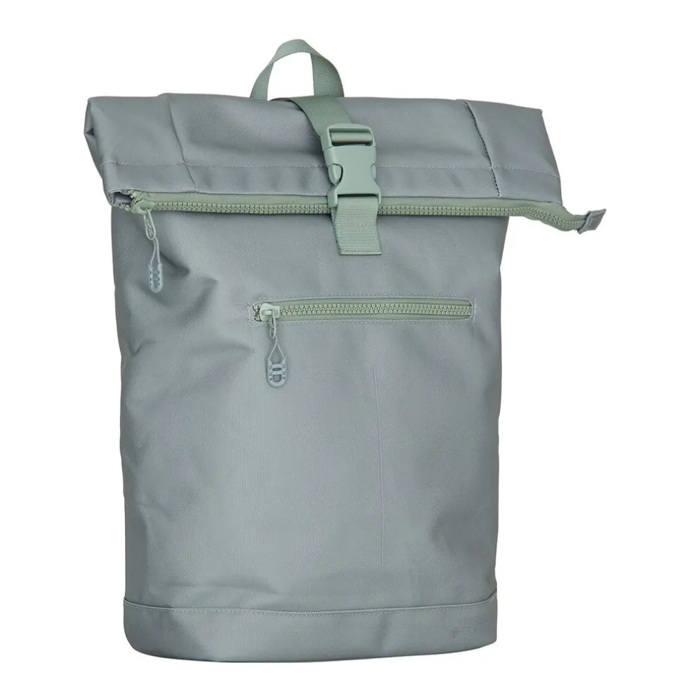 New Rebels Valor New York salie grün 21L Rucksack Rolltop Wasserabweisend Laptop 15,6 Zoll