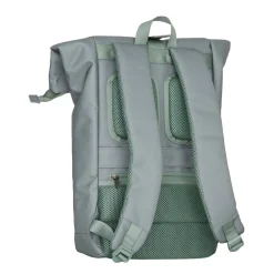 New Rebels Valor New York salie grün 21L Rucksack Rolltop Wasserabweisend Laptop 15,6 Zoll