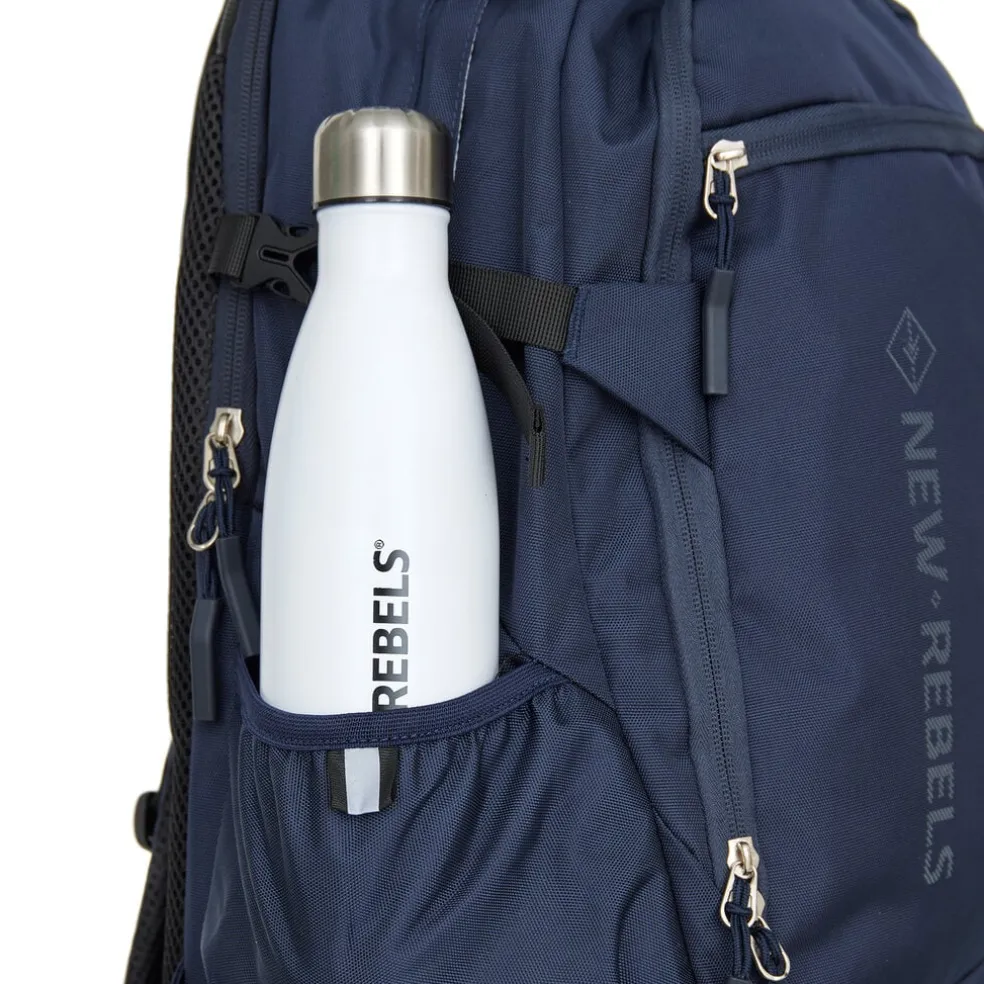 New Rebels Vince Baldwin Marineblau 33L Rucksack Wasserabweisend Laptop 15.6"