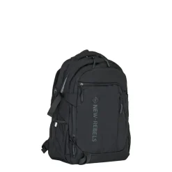 New Rebels Vince Baldwin Schwarz 33L Rucksack Wasserabweisend Laptop 15.6"