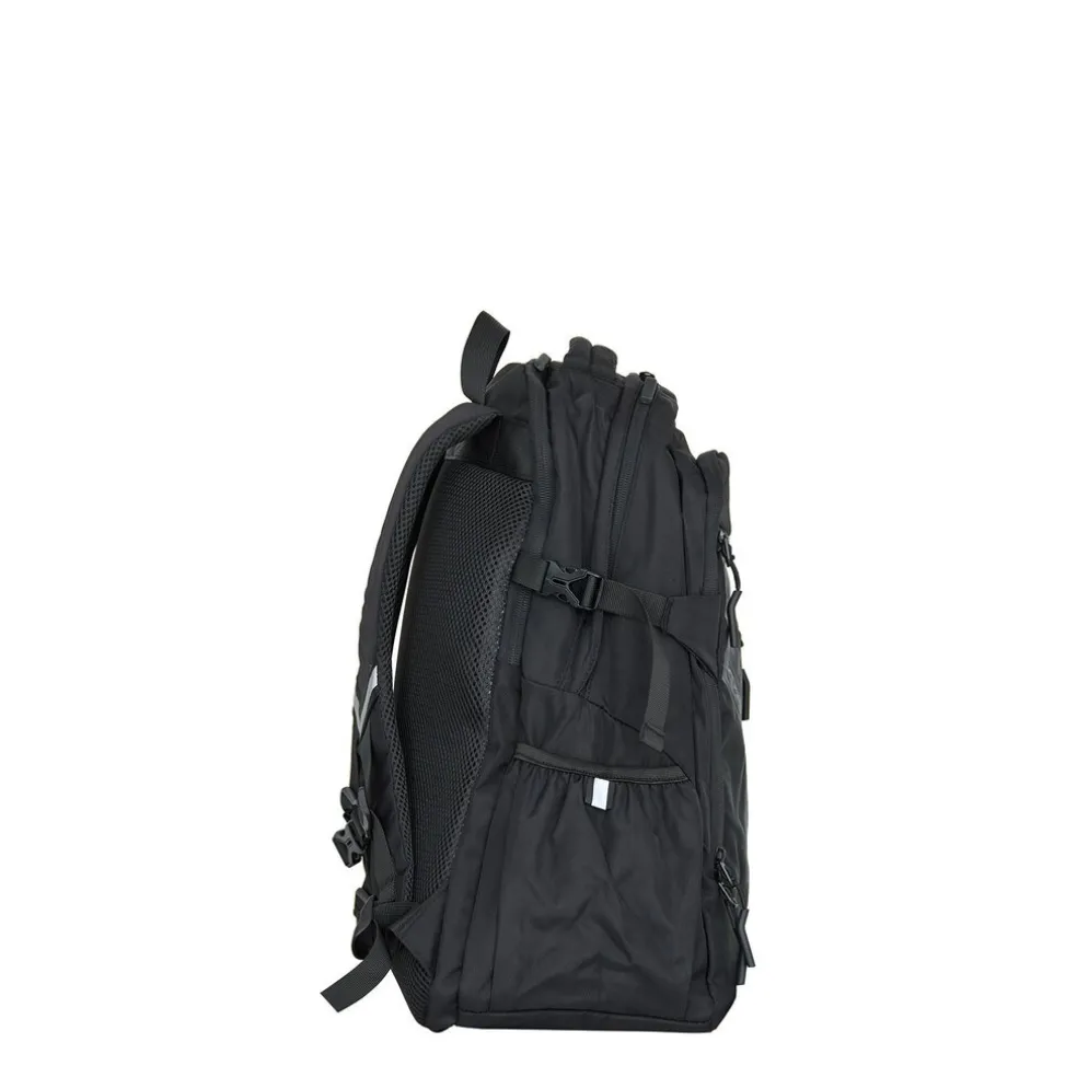 New Rebels Vince Baldwin Schwarz 33L Rucksack Wasserabweisend Laptop 15.6"