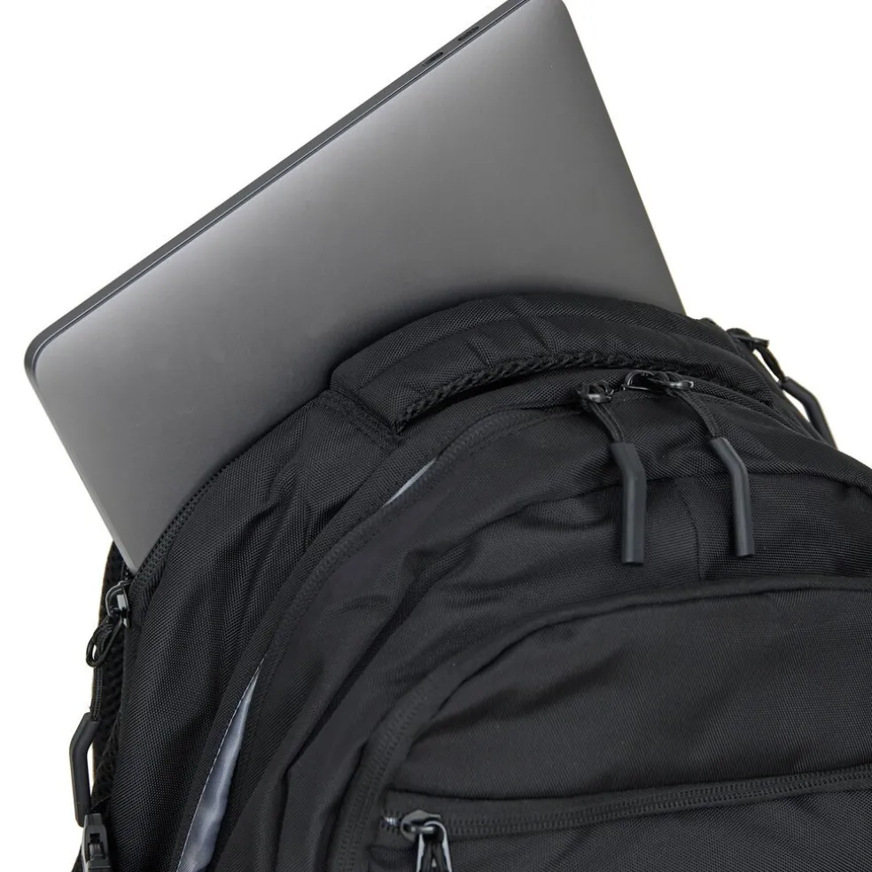 New Rebels Vince Baldwin Schwarz 33L Rucksack Wasserabweisend Laptop 15.6"