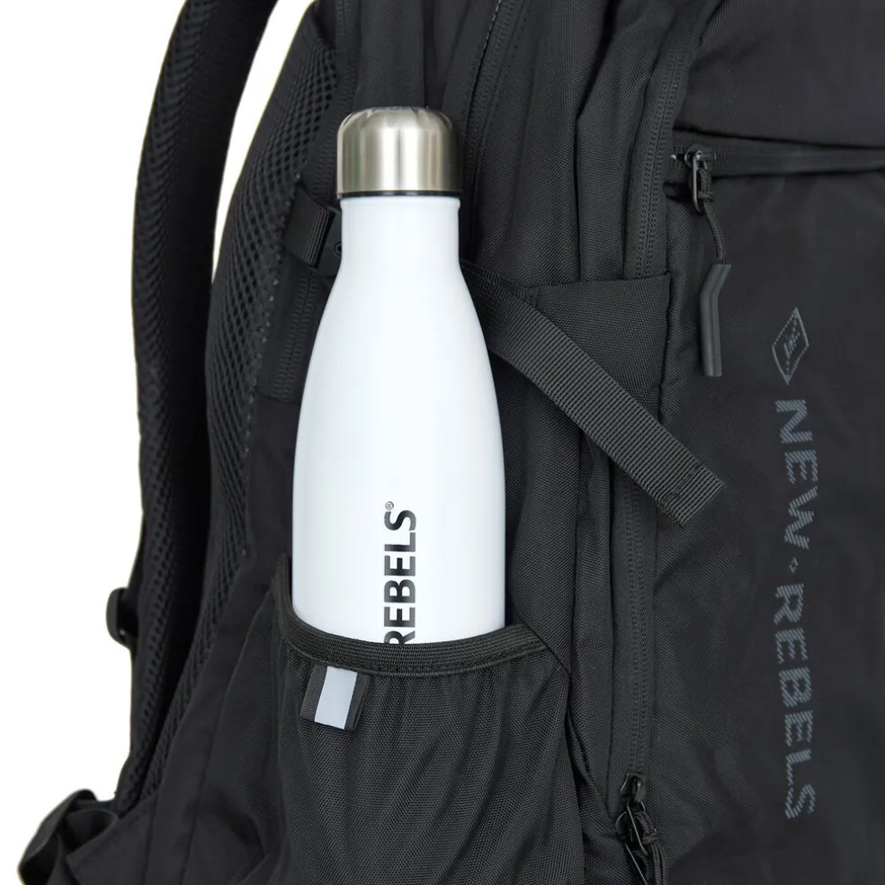 New Rebels Vince Baldwin Schwarz 33L Rucksack Wasserabweisend Laptop 15.6"