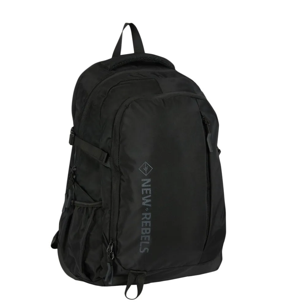 New Rebels Vince Gilbert Schwarz 27L Rucksack Wasserabweisend Laptop 15.6"