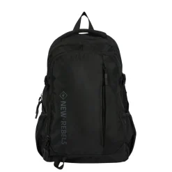 New Rebels Vince Gilbert Schwarz 27L Rucksack Wasserabweisend Laptop 15.6