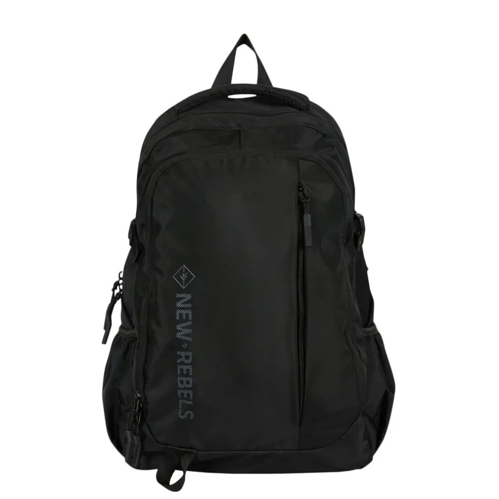 New Rebels Vince Gilbert Schwarz 27L Rucksack Wasserabweisend Laptop 15.6"