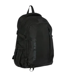 New Rebels Vince Gilbert Schwarz 27L Rucksack Wasserabweisend Laptop 15.6