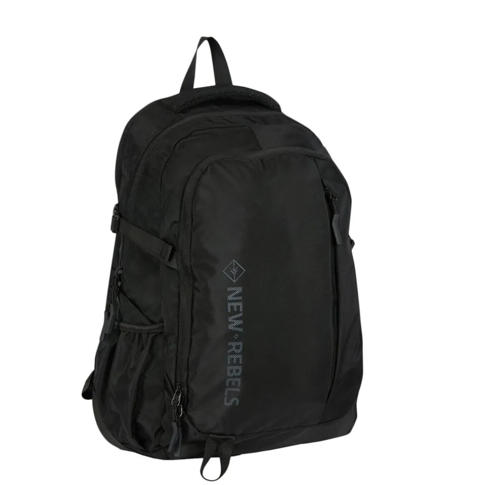 New Rebels Vince Gilbert Schwarz 27L Rucksack Wasserabweisend Laptop 15.6"