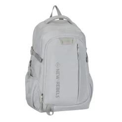 New Rebels Vince Gilbert Hellgrau 27L Rucksack Wasserabweisend Laptop 15.6"