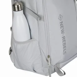 New Rebels Vince Gilbert Hellgrau 27L Rucksack Wasserabweisend Laptop 15.6