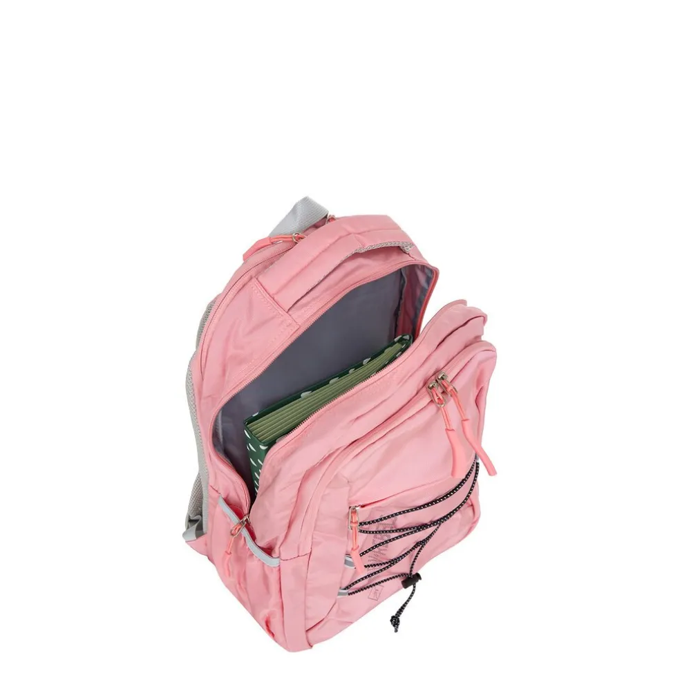 New Rebels Vince Leander Rosa 27L Rucksack Wasserabweisend Laptop 14"