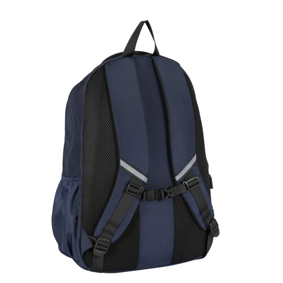 New Rebels Vince Leander Marineblau 27L Rucksack Wasserabweisend Laptop 14"