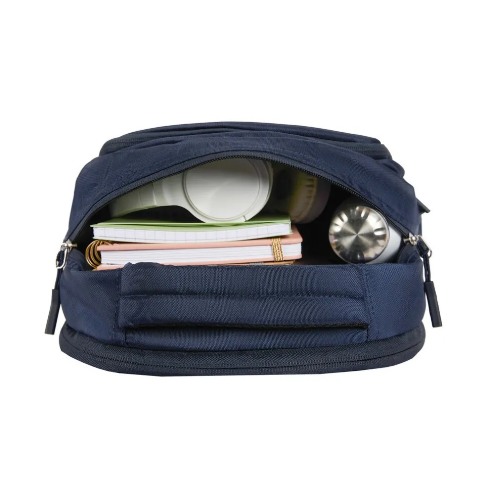 New Rebels Vince Leander Marineblau 27L Rucksack Wasserabweisend Laptop 14"