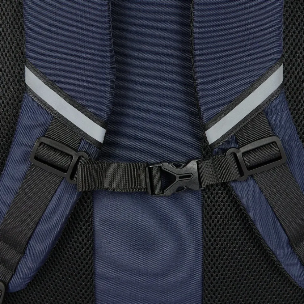 New Rebels Vince Leander Marineblau 27L Rucksack Wasserabweisend Laptop 14"