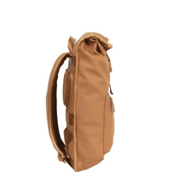 New Rebels William Baltimore Cognac 13L Rolltop Rucksack Wasserabweisend Laptop 14"