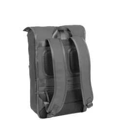 New Rebels William Baltimore Anthrazit 13L Rolltop Rucksack Wasserabweisend Laptop 14