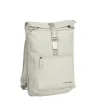 New Rebels William Baltimore Beige 13L Rolltop Rucksack Wasserabweisend Laptop 14"