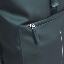 New Rebels William Baltimore Metallic Grün 13L Rolltop Rucksack Wasserabweisend Laptop 14