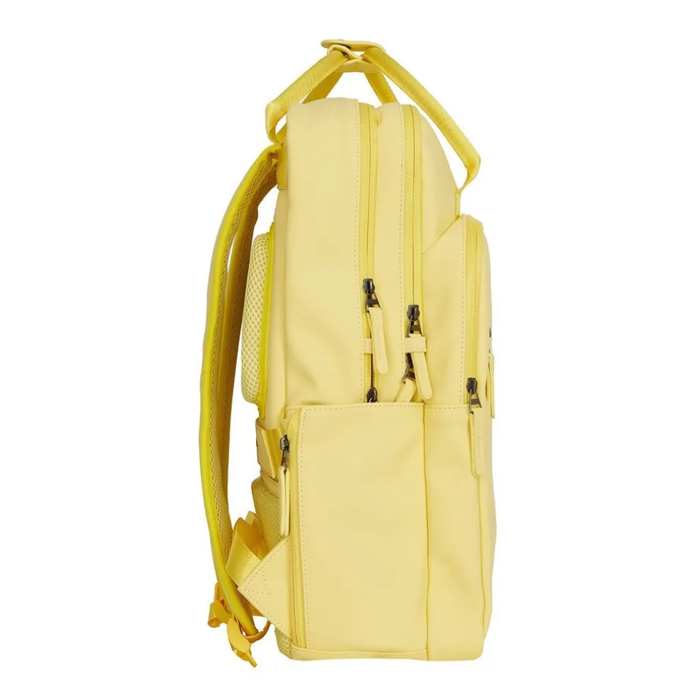 New Rebels William Milwaukee Beige 18L Rucksack Wasserabweisend Laptop 15.6" Butter Yellow