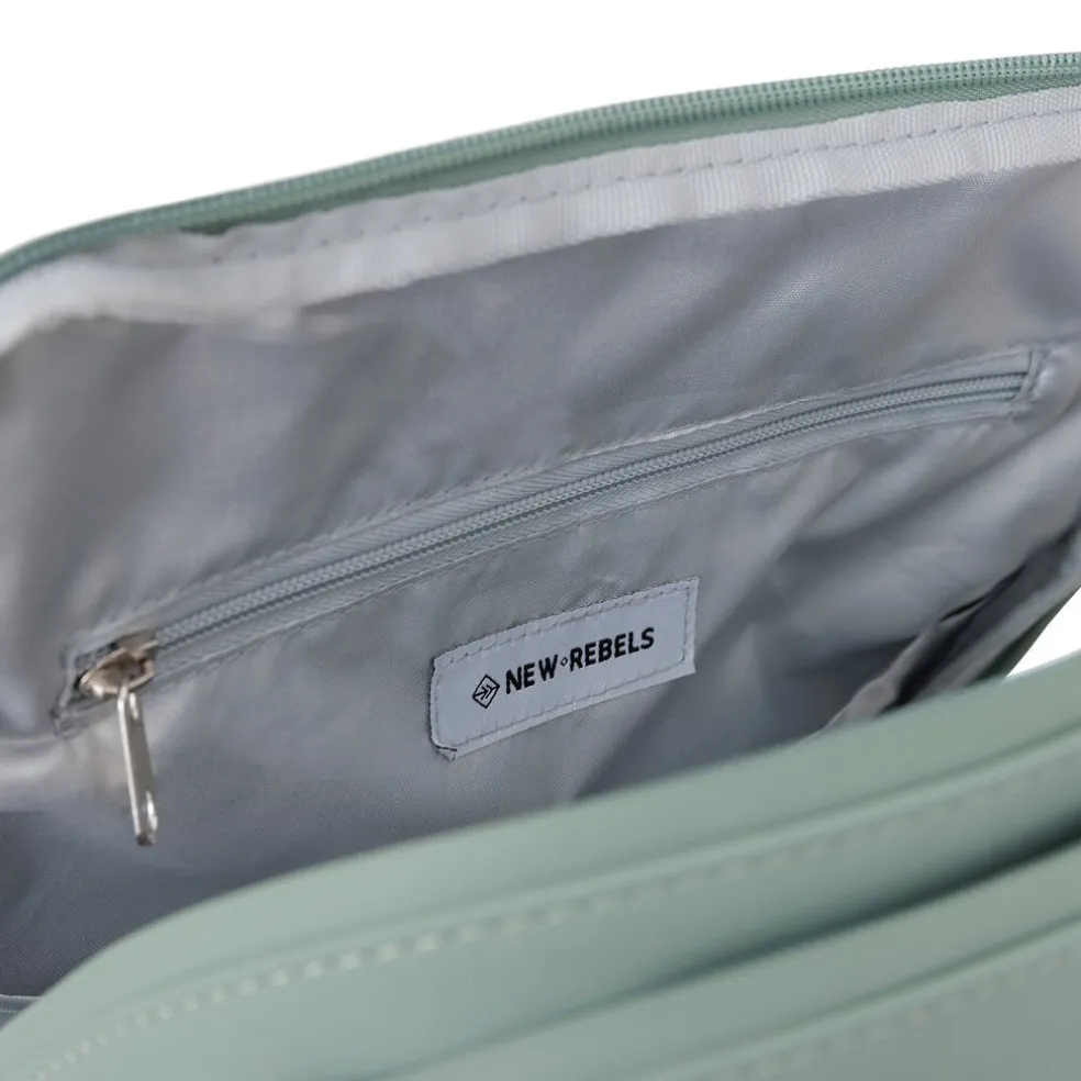 New Rebels William Milwaukee Salie Grün 18L Rucksack Wasserabweisend Laptop 15.6"