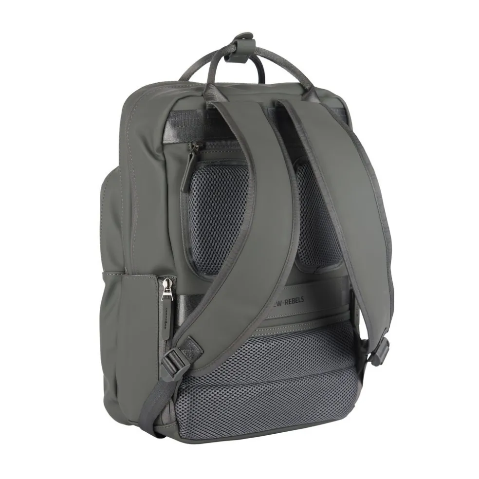 New Rebels William Milwaukee Anthrazit 18L Rucksack Wasserabweisend Laptop 15.6"