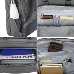 New Rebels William Milwaukee Anthrazit 18L Rucksack Wasserabweisend Laptop 15.6