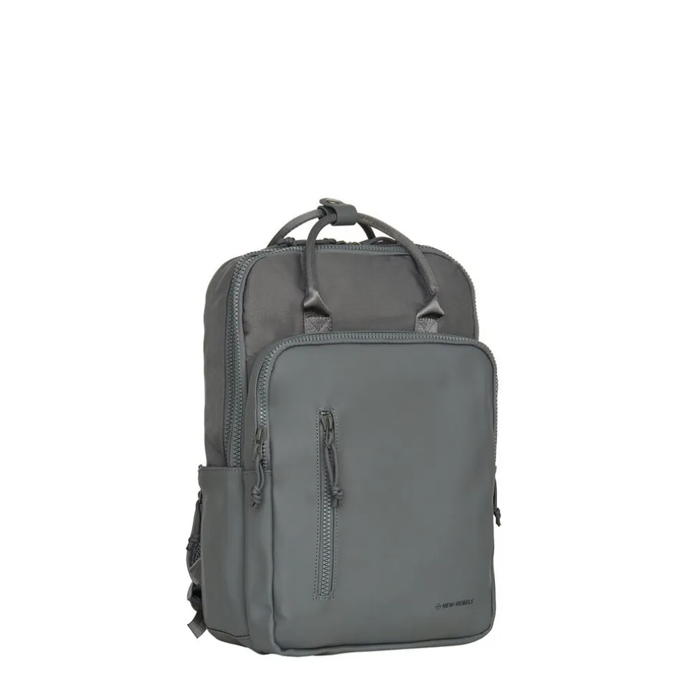 New Rebels William Milwaukee Anthrazit 18L Rucksack Wasserabweisend Laptop 15.6"