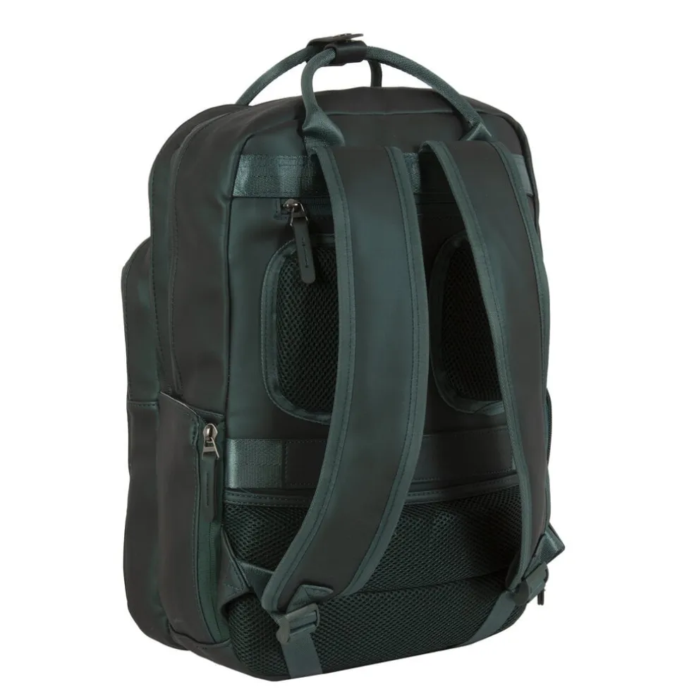New Rebels William Milwaukee Metallic Grün 18L Rucksack Wasserabweisend Laptop 15.6"