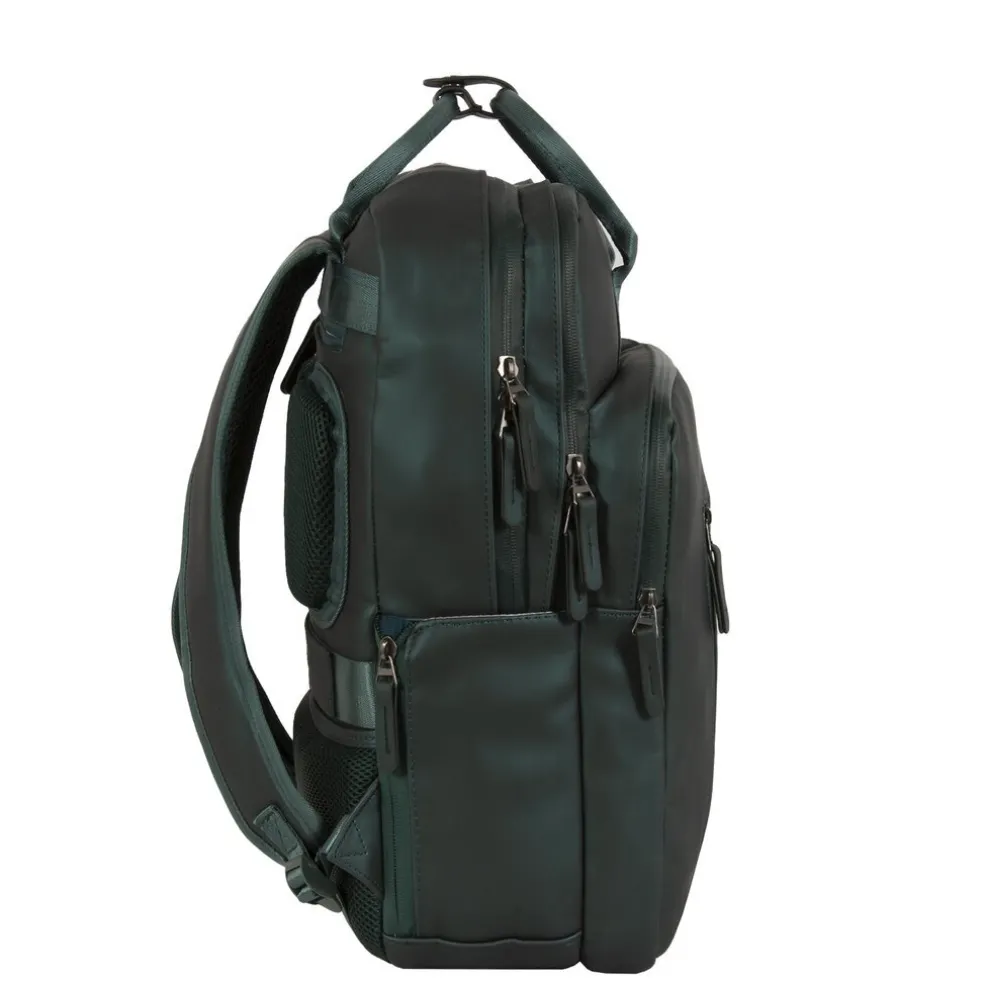New Rebels William Milwaukee Metallic Grün 18L Rucksack Wasserabweisend Laptop 15.6"